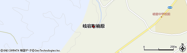 長崎県五島市岐宿町楠原周辺の地図