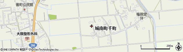 熊本県熊本市南区城南町千町937周辺の地図