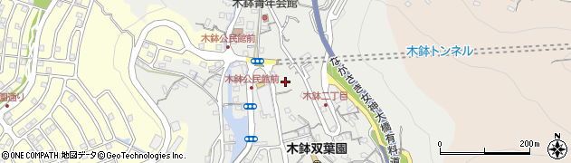 長崎県長崎市木鉢町周辺の地図
