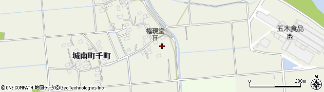 熊本県熊本市南区城南町千町1174周辺の地図