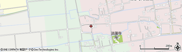 熊本県熊本市南区城南町丹生宮580周辺の地図
