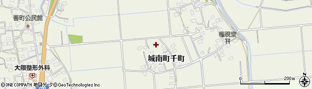 熊本県熊本市南区城南町千町957周辺の地図