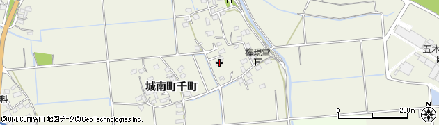 熊本県熊本市南区城南町千町1137周辺の地図