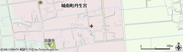 熊本県熊本市南区城南町丹生宮352周辺の地図