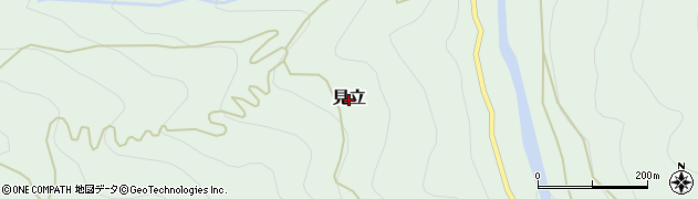 宮崎県日之影町（西臼杵郡）見立周辺の地図
