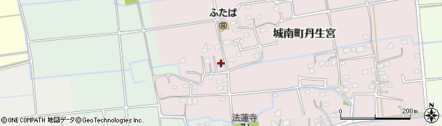 熊本県熊本市南区城南町丹生宮636周辺の地図