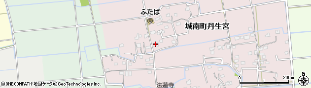 熊本県熊本市南区城南町丹生宮641周辺の地図