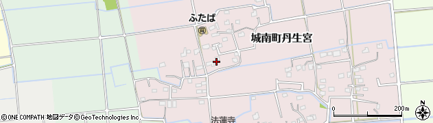 熊本県熊本市南区城南町丹生宮676周辺の地図