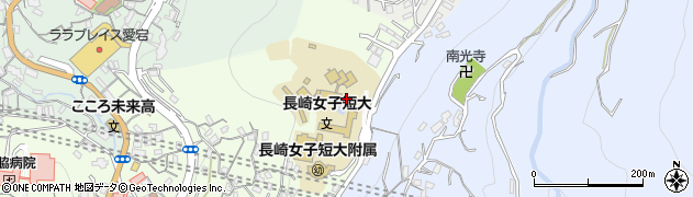 長崎女子短期大学　入試公報室周辺の地図