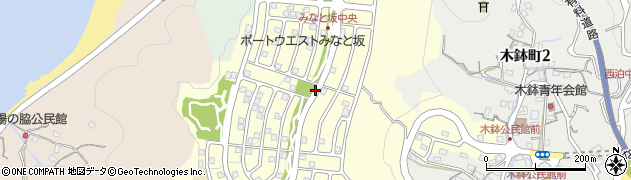 長崎県長崎市みなと坂周辺の地図