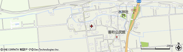 熊本県熊本市南区城南町千町2500周辺の地図