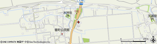熊本県熊本市南区城南町千町2617周辺の地図