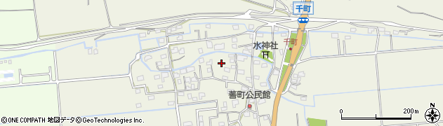 熊本県熊本市南区城南町千町2511周辺の地図