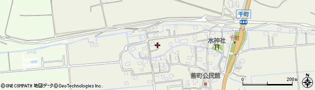 熊本県熊本市南区城南町千町2686周辺の地図