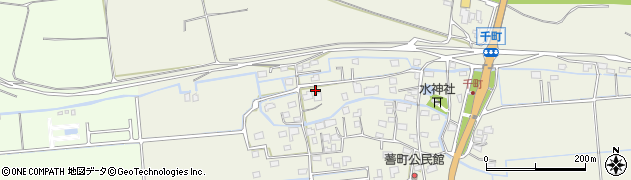 熊本県熊本市南区城南町千町2685周辺の地図
