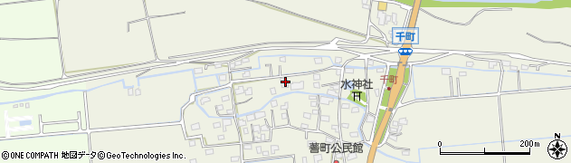 熊本県熊本市南区城南町千町2340周辺の地図