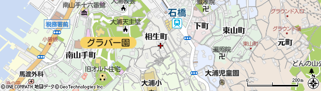 長崎県長崎市相生町周辺の地図