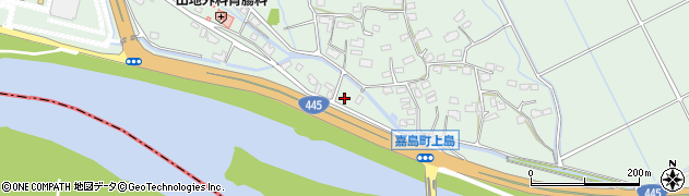 嘉島産業株式会社周辺の地図