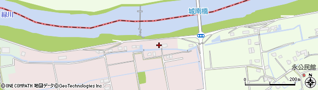 熊本県熊本市南区城南町丹生宮878周辺の地図