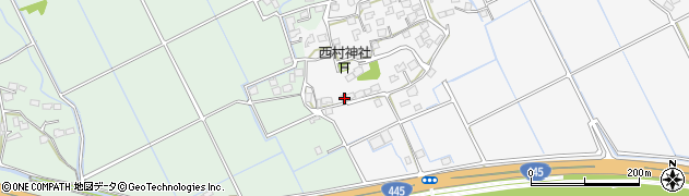 熊本県上益城郡嘉島町上六嘉901周辺の地図