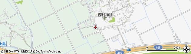 熊本県上益城郡嘉島町上六嘉904周辺の地図
