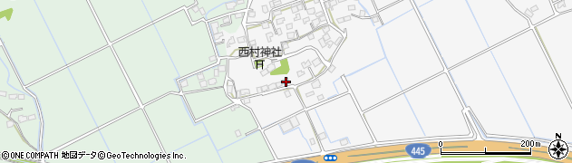熊本県上益城郡嘉島町上六嘉896周辺の地図