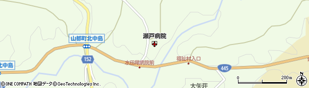 瀬戸病院周辺の地図