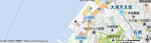 九州運輸局長崎運輸支局　本庁舎・海事関係外国船舶監督関係周辺の地図