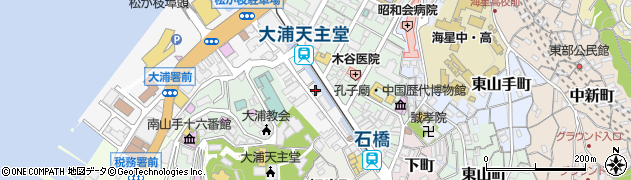 長崎市　美術振興会周辺の地図