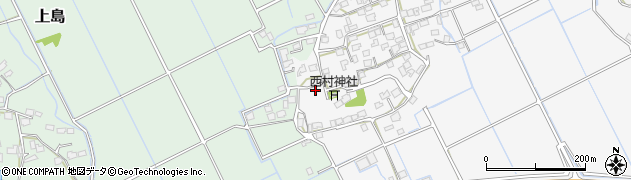 熊本県上益城郡嘉島町上六嘉945周辺の地図