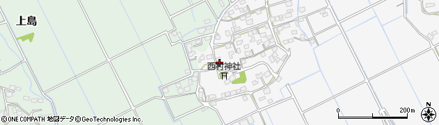 熊本県上益城郡嘉島町上六嘉942周辺の地図