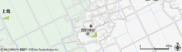 熊本県上益城郡嘉島町上六嘉978周辺の地図