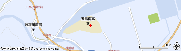 長崎県立五島南高等学校　教務室周辺の地図