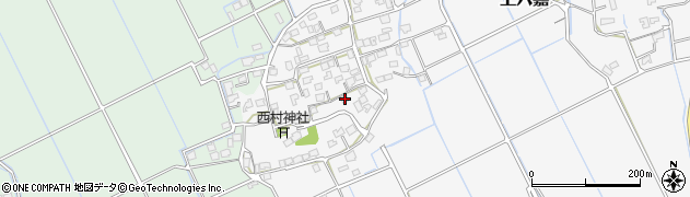 熊本県上益城郡嘉島町上六嘉876周辺の地図