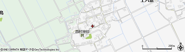熊本県上益城郡嘉島町上六嘉981周辺の地図