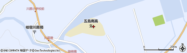 長崎県立五島南高等学校周辺の地図