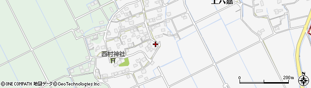 熊本県上益城郡嘉島町上六嘉874周辺の地図