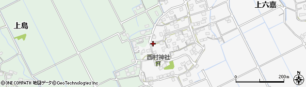 熊本県上益城郡嘉島町上六嘉972周辺の地図