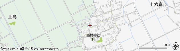 熊本県上益城郡嘉島町上六嘉1008周辺の地図