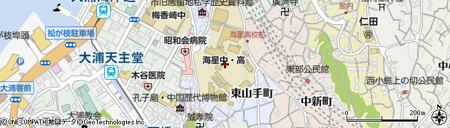 長崎県長崎市東山手町5周辺の地図