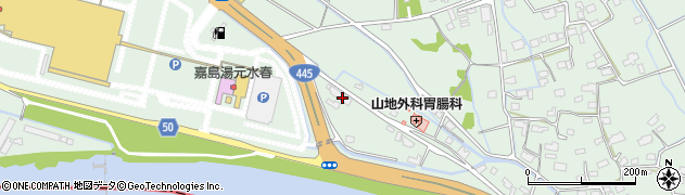 サポートレンタカー熊本店周辺の地図
