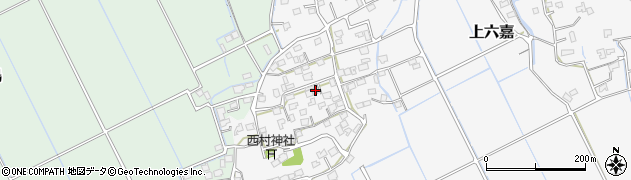 熊本県上益城郡嘉島町上六嘉985周辺の地図