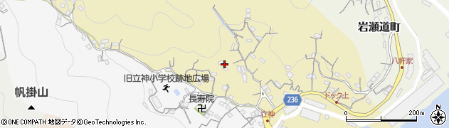 長崎県長崎市東立神町周辺の地図
