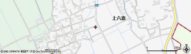 熊本県上益城郡嘉島町上六嘉511周辺の地図