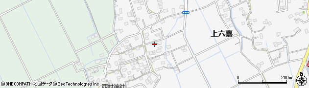 熊本県上益城郡嘉島町上六嘉860周辺の地図