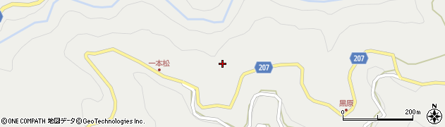 岩戸延岡線周辺の地図