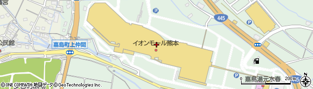 イオン熊本店周辺の地図