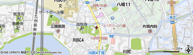 熊本信用金庫川尻支店周辺の地図