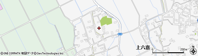 嘉島町児童公園周辺の地図
