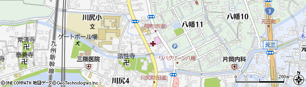 パチンコつる川尻店事務所周辺の地図